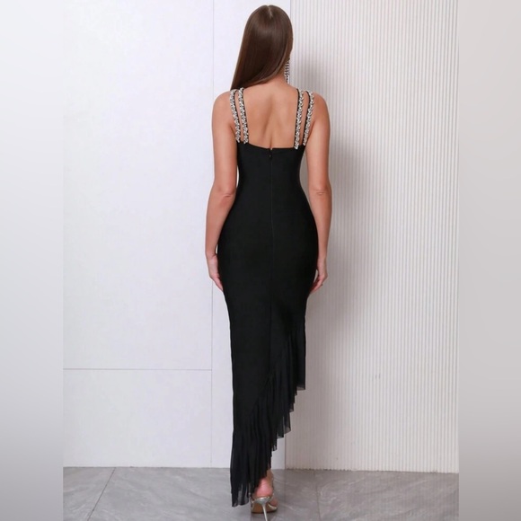 Stunning PURPLE Asymmetric Cocktail Dress 😍 | Size: M - Picture 3 of 10